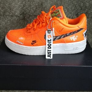 Nike Bright Orange Air Sneakers